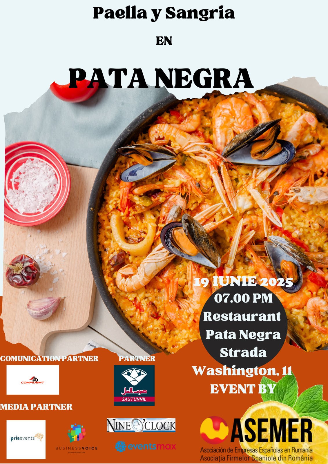 PAELLA Y SANGRÍA – ASEMER